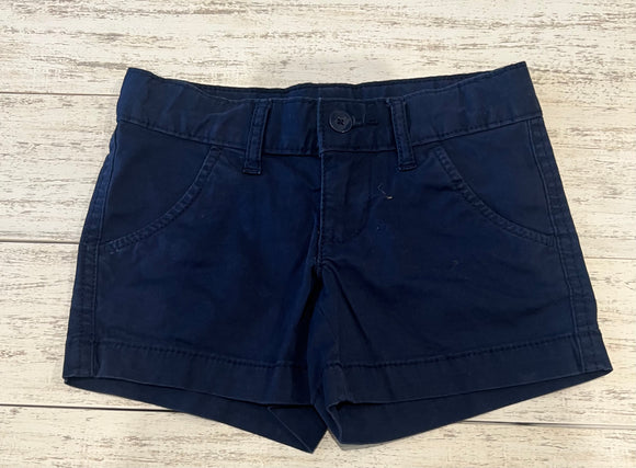 Navy Girl Shorts- 4T