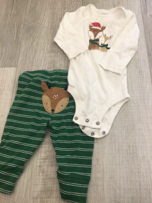 Carters reindeer set-6M