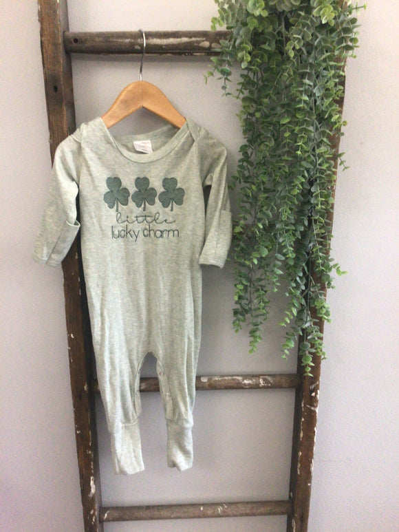 Little lucky charm sleeper-6/12m