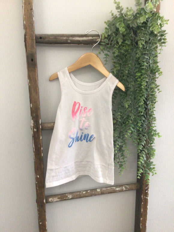 Rise to shine athletic tank- 4/5