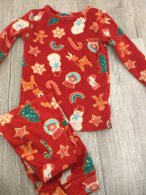 Christmas pjs-2T