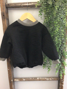 Quilter bubble romper-6/12M