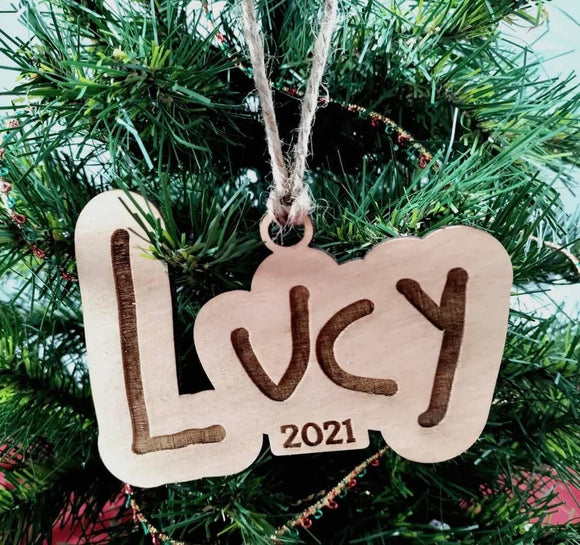 Handwritten ornament