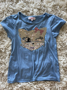 Kitty sequin top - 4T