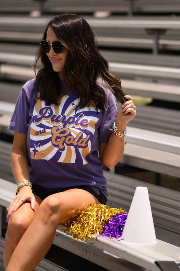 Purple & Gold Tee