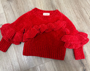 Red sweater - 18M