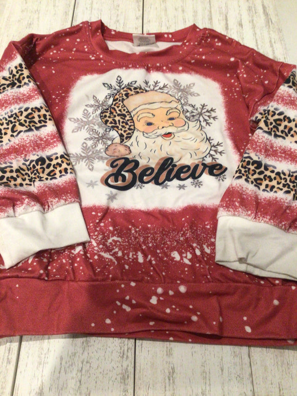 Santa believe long sleeve-5