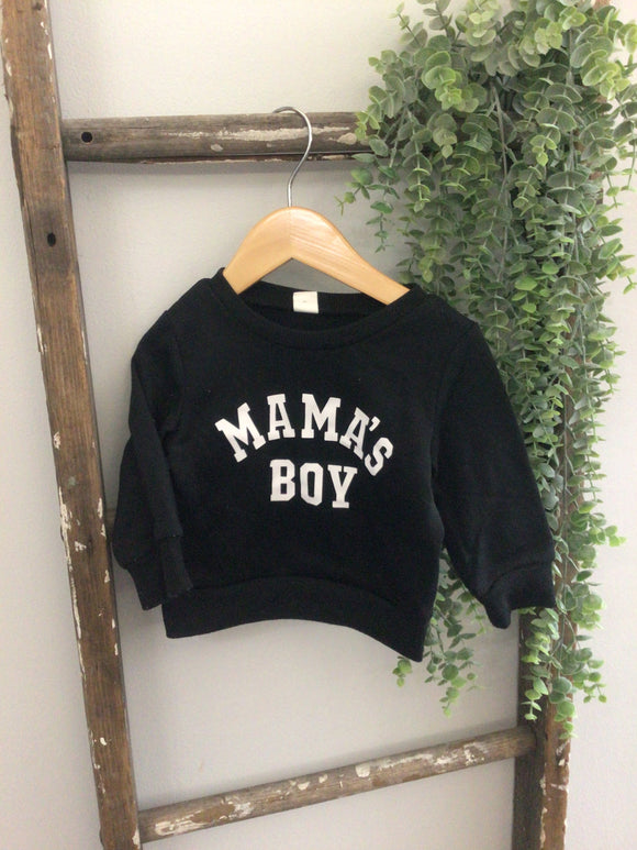 Mama’s boy pullover- 6/9M