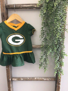 Green Bay dress-3/6M