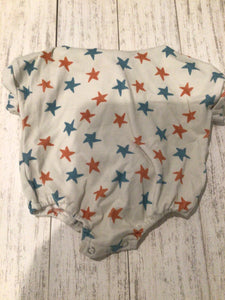 Stars hooded bubble romper-0/3M