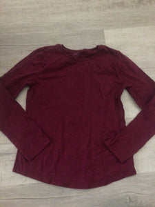 Wonder Nation Maroon long sleeve-L(10/12)