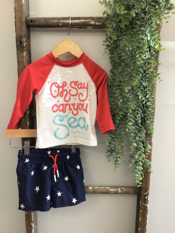 Oh say swim set-12M