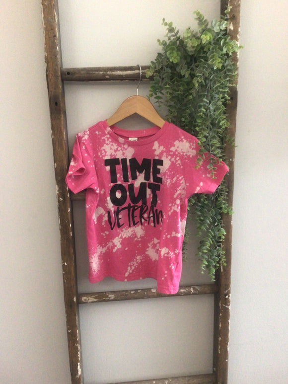 “Time Out Veteran” tee- 5T