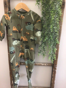 Carters construction fleece sleeper-18M