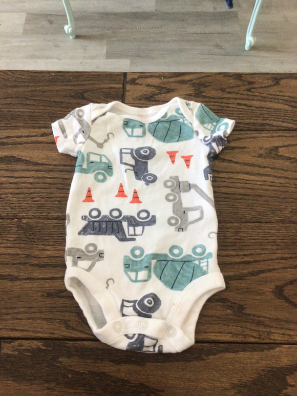 Carter’s construction onesie-NB