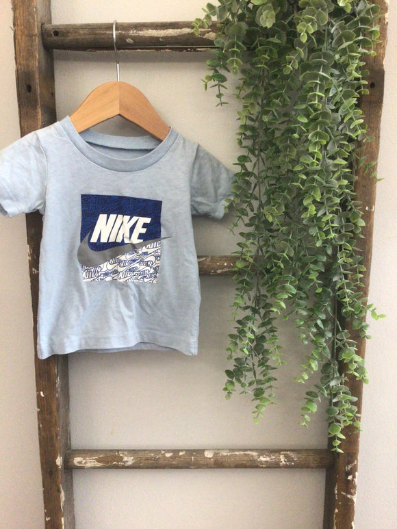Blue Nike tee- 12M