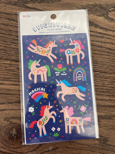 Unicorn Sticker Sheet