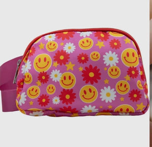 Smile Flower Crossbody Bag