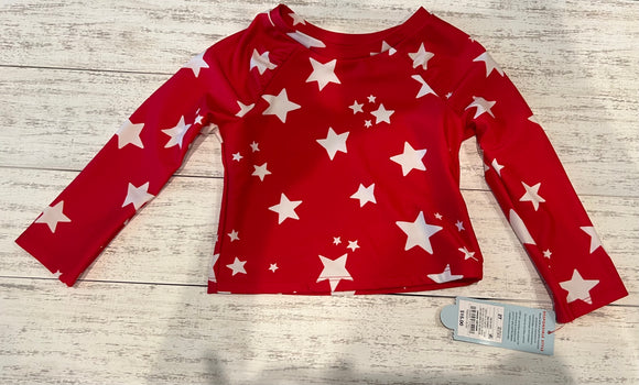 Cat & Jack Girl Rash Guard - 2T