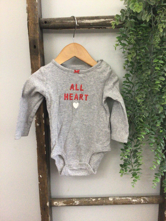 All heart onesie-12m