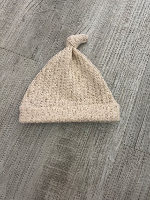 Tan Knit Hat - NB