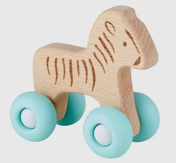 Zebra Silicone Wood Toy