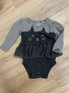 Cat Onesie - 6M