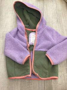 Cat&Jack Purple/Green Jacket-2T