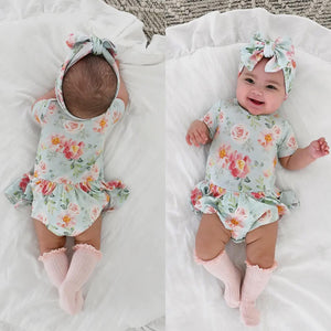 Mae Floral Bodysuit Dress