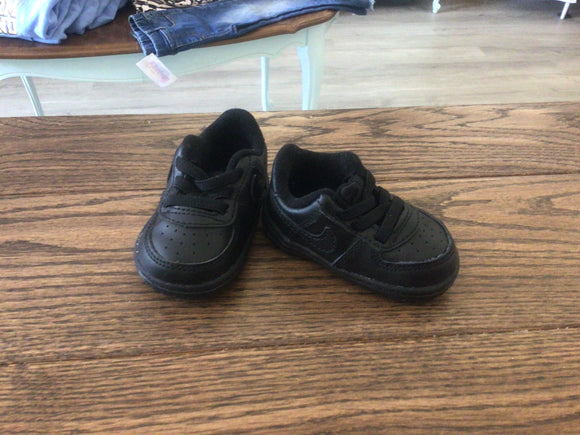 Black Nike Air Forces- 2