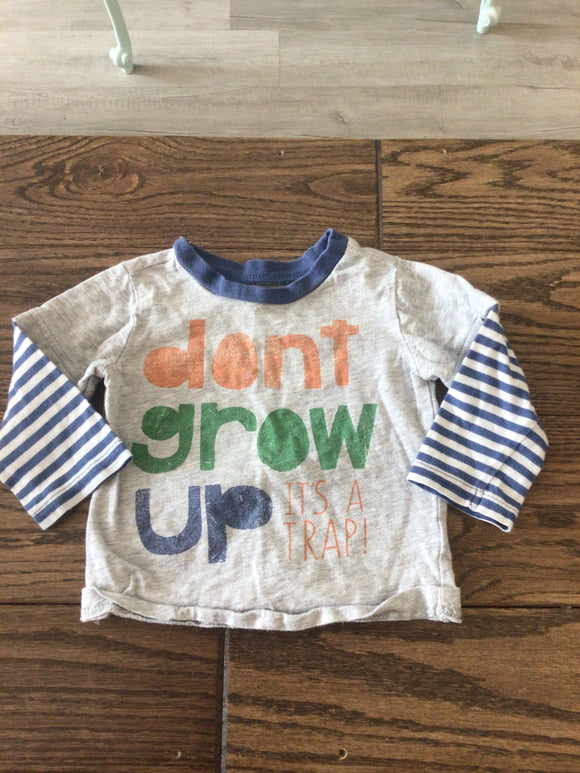 Don’t grow up it’s a trap top- 6/9M