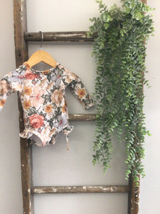 Kennedy&Co floral rash guard-3/6M