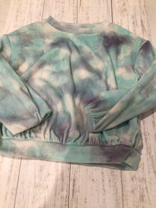 Cat&Jack blue tiedye long sleeve-4/5