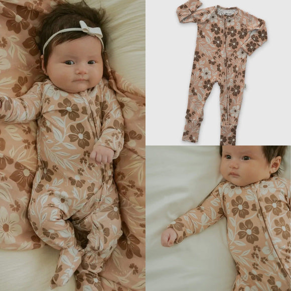 Neutral Floral Sleeper