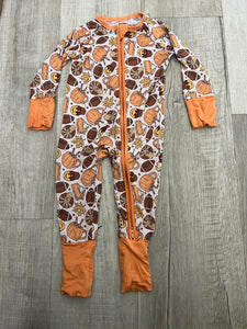 Fall/ Football Zippy - 3/6m