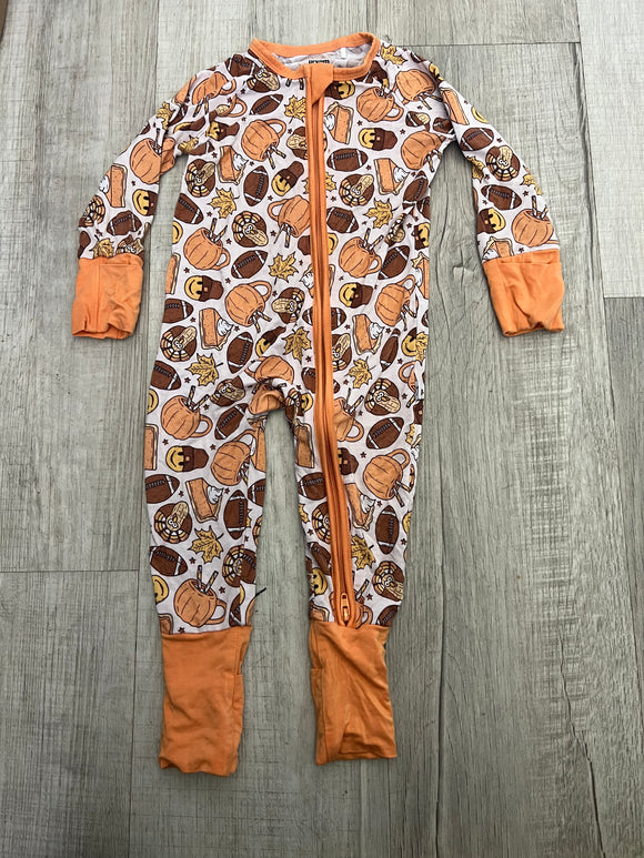 Fall/ Football Zippy - 3/6m