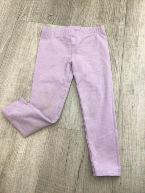 Carters purple leggings-3T