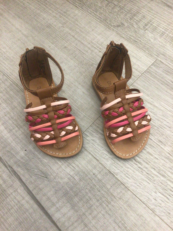 Pink strappy sandals-5