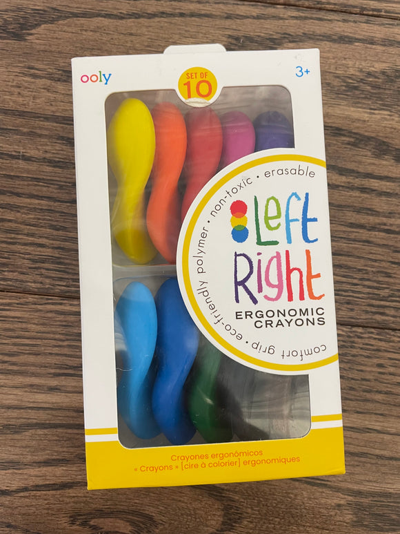 Left Right Crayons
