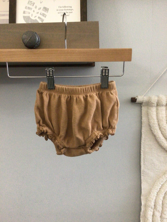 Rusty Brown Ruffle Bloomer 6/12m