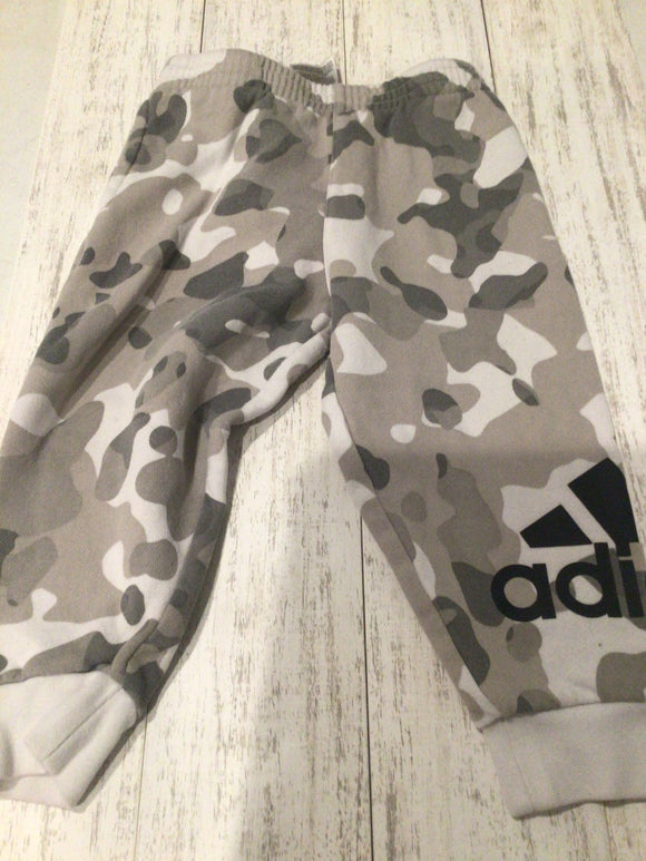 Gray camo adidas sweats-2t