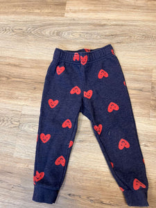 Heart leggings - 3T