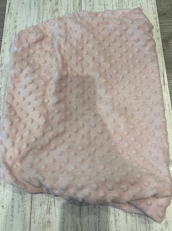 Blush Pink Textured changing pad cover