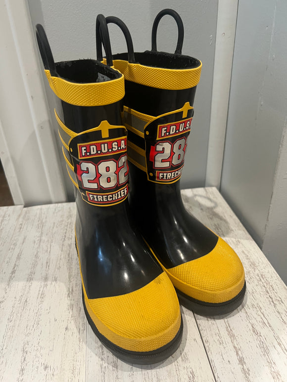 Firefighter Rain Boots - 11