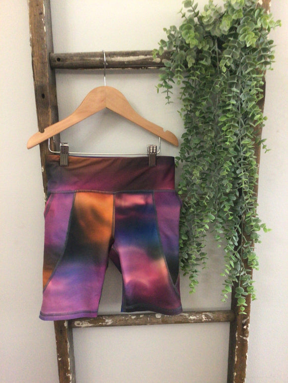 Old navy active rainbow biker shorts-8