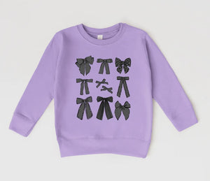 Purple Bows Pullover