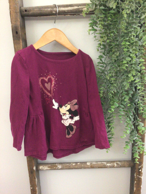 Minnie purple top-4
