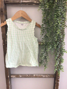 Old navy green plaid tank-5