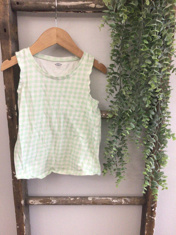 Old navy green plaid tank-5