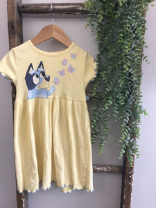 Yellow blue y dress-5T